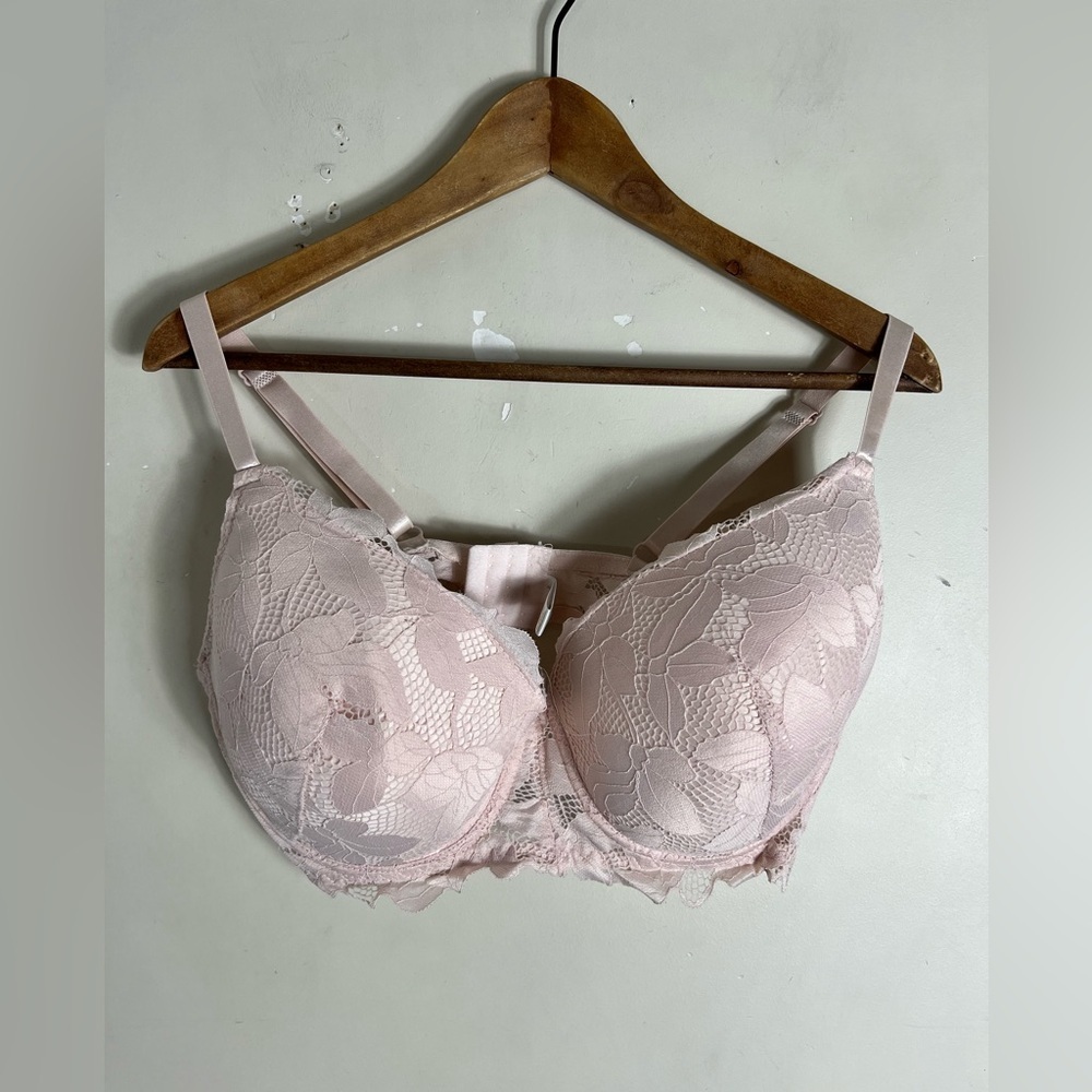 Adrienne Vittadini Studio Everyday Perfect T-Shirt Push-Up Bra Pale Pink 42D